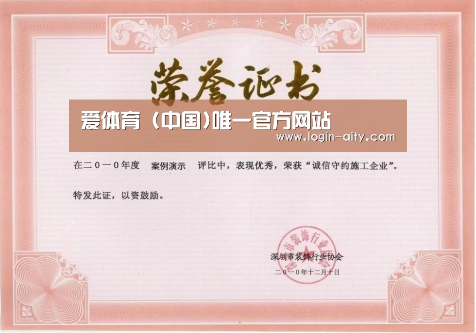 荣誉证书二(图1)